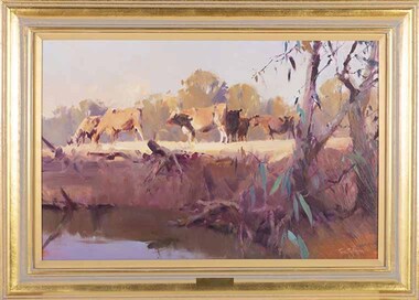 Painting, Ross Paterson, Riverbank Shepparton, 2007