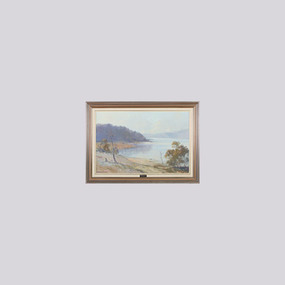 Painting, Wykeham Perry, Taylors Bay, Eildon, 1987