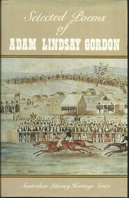 Book, Selected Poems of Adam Lindsay Gordon-Angus and Robertson-1979