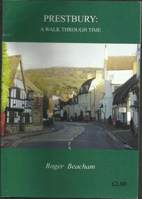 Book, Prestbury. A Walk Through Time. Roger Beacham- Prestbury UK Local History Society