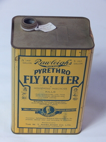 Can, Fly killer, 1/2 Gallon Can13x25xpcm, Rawleigh's Fly Killer, Pyrethro