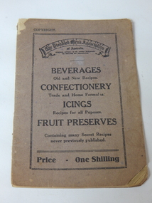 Book, Beverages, Confectionery, Icings, Fruit Preserves