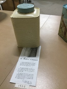 Tea Caddy, 1924