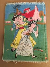 Child’s cloth book, Jolly Rhymes