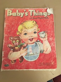 Child’s cloth book, Baby’s things - A real cloth book