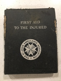 Book - First Aid, First Aid to the Injured, 1928