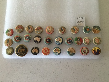 Red Cross and Patriotic Badges from WW1, 1915-1920's