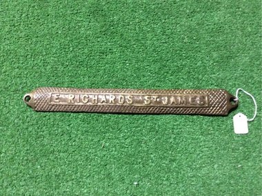 Name Plate, E Richard St James, 1800 to 1919