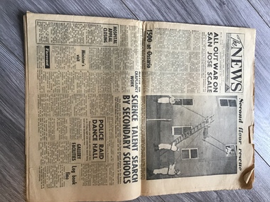 Newspaper, 'The News' of Shepparton and Goulburn Valley