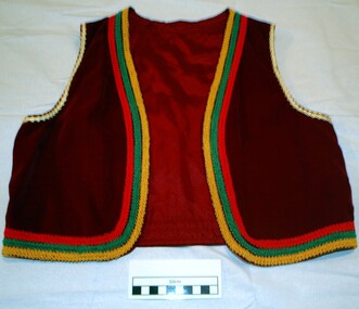 Girl's dancing costume vest, Γιλέκο στολής βλαχοπούλας