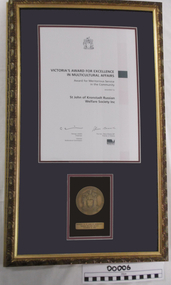 Award for Excellence in Multicultural Affairs, 2003