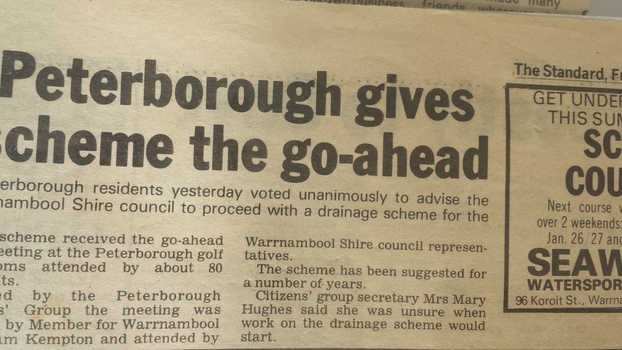 Picture of newspaper article