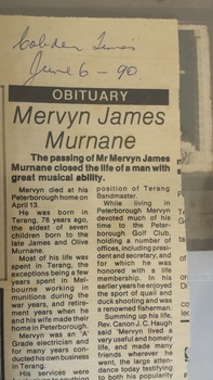 Picture of the newspaper article