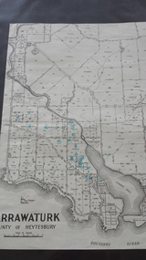 Map - Map of Curdies River Inlet district, Narrawaturk