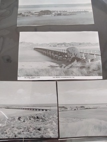 Photograph - Four copies of photographs of the Peterborough Old Bridge