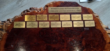 Plaque - Lorraine Loader Memorial 4BBB