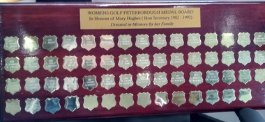 Plaque - Women's Golf Peterborough Medal Board