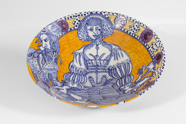 Ceramic (bowl): Alexandra COPELAND, Alexandra Copeland, Vanity, 1/9/1994