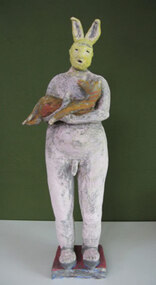 Sculpture: Angela NAGEL, Angela Nagel, How to Explain Genetics to a Thylacine, 2009