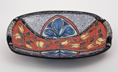 Ceramics (plate): Mary-Lou PITTARD, Mary-Lou Pittard, Serving platter