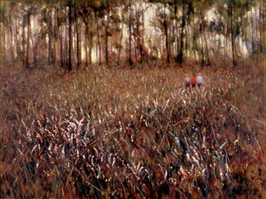 Painting: David ARMFIELD (b.1923 Melb AUS - d. 2010 Melb AUS), David Armfield, Panton Hill, c.1980