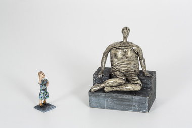 Ceramic sculpture: Stefan SZONYI (b.1945 GER, arrived.1948 AUS), Oh Henry, c.1995