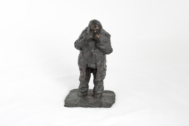Sculpture: Peter WEGNER (b.1954 NZ - a.1958 AUS), Peter Wegner, Man in Shock (from the 'Black Saturday' series), 2010
