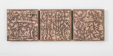 Ceramic (tiles): Tom SANDERS, Untitled, c. 1970s early