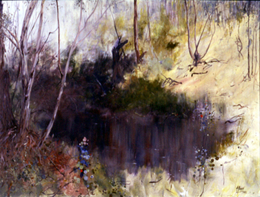 Painting: Tony Harkin (b.1938 Aus), Bush Study, 1982