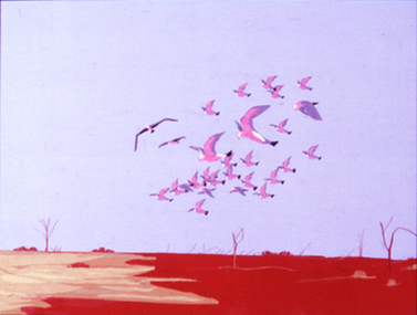 Collage (textile): Barbara MUNRO, Outback