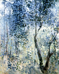 Painting: Tony Harkin (b.1938 Aus), Bush Study, Eltham, c.1977
