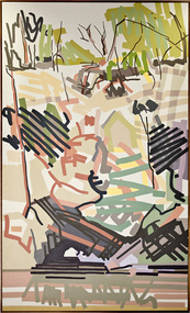 Painting: Guy STUART (b.1942 ACT), Guy Stuart, Tunnel by the Yarra, 2004