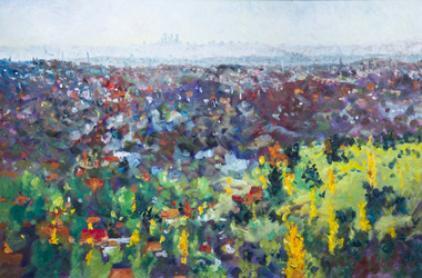 Painting: Jenni MITCHELL (b.1955 Melb, AUS), Jenni Mitchell, Melbourne, Australia, 1987