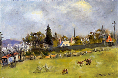 Painting: Lesley SINCLAIR (b.1901 - d.1999 AUS), Old Farm, Dalton St