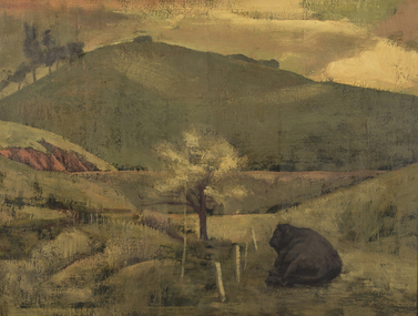 Painting: Rick AMOR (b.1948 Melb, AUS), The Domain