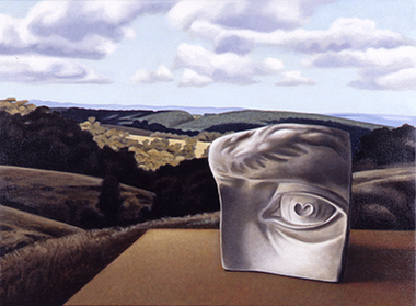 Painting: David WADELTON (b.1955 VIC), Looking