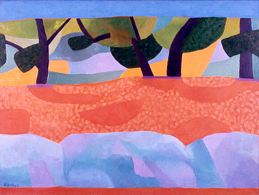 Painting, Frank Werther (b.1922 - d.2010), Near Tibooburra, c. 1995