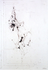 Drawing (pencil): Jules Christian BURNS, Untitled 1996, from the folio 'Ideas for Paintings'