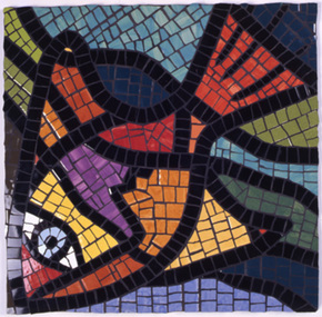 Mosaic sample: Deborah HALPERN (b.1957 Melb, AUS), Untitled - Mosaic Sample for the Spirit of Nillumbik