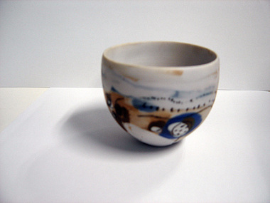 Ceramics (small bowl): Victoria EDGAR, Eltham Landscape
