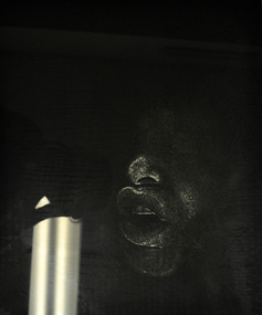Print (photo etching): Tony TREMBATH (b.1946 Vic, AUS), Self Portrait Left Side