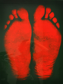 Print (silk screen): Tony Trembath (b. 1946 Vic, AUS), Infra Red Diagmostics