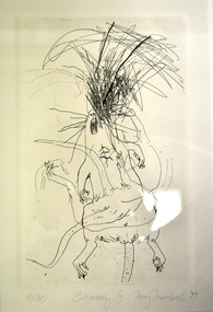 Print (etching): Tony TREMBATH (b.1946 Vic, AUS), Bioassay 11