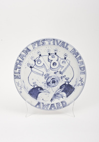 Ceramics (plate): Judy TREMBATH & Tony TREMBATH (b.1946 Vic, AUS), Eltham Festival Parade Trophy