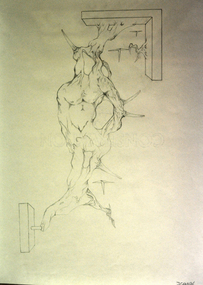 Drawing (pencil): Jules Christian BURNS, Untitled, Gift of Sarah McLeish