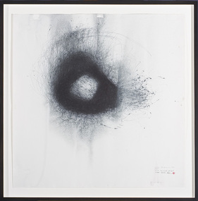 Drawing (ink): Cameron ROBBINS, 2-9-06 still spring morn 8am KGMT / 3-9-06 long awaited cold front / 26hours