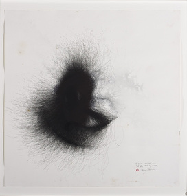 Drawing (ink): Cameron ROBBINS, 8-9-06 cold SW, mist / 9-9-06 easterly, oil (?) drops / 25hours