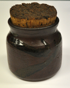 Pottery (jar): ANONYMOUS, Spice Jar (brown)