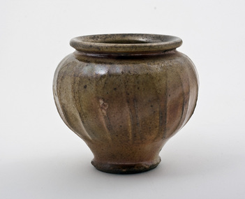 Pottery (vase): Geoffrey DAVIDSON, Inscribed Large Vase