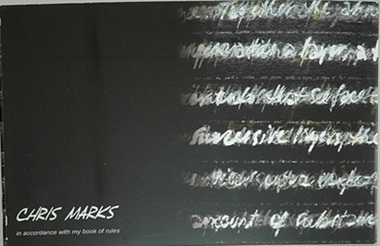 Book: Chris MARKS, In Accordance with My Book of Rules